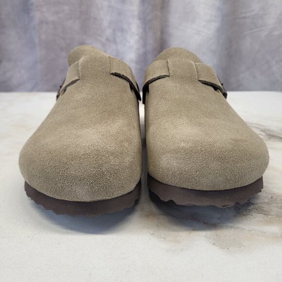 Birkenstock Boston BS TAUPE Clog Narrow Fit Size 41 Men's 8 Women's 10 - Picture 5 of 17